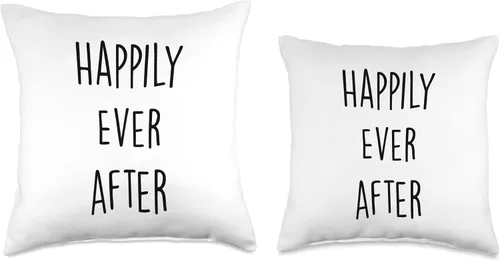 Miniatura 3 de SpreadPassion Happily Ever After - Almohada (16 x 16 pulgadas), multicolor