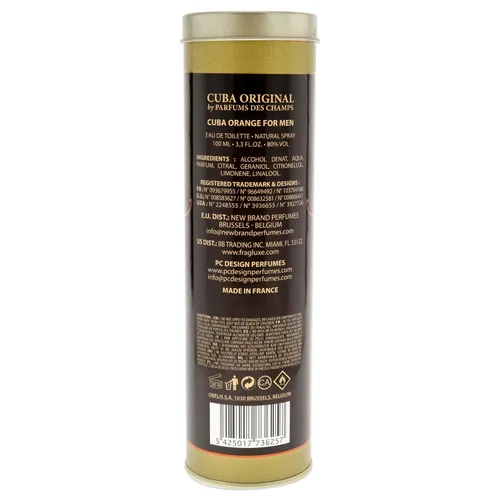 Miniatura 4 de Cuba Naranja Por Cuba Para Hombres Edt Spray 3.3 Oz