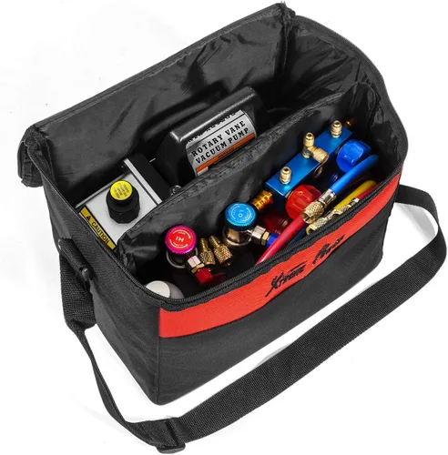 Miniatura 2 de Aire bomba de aspiradora Xtremepowerus HVAC – A/C refrigeración kit colector ac gauge set