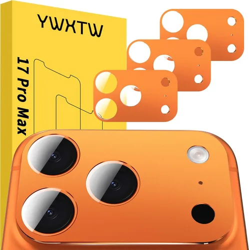 Miniatura 7 de YWXTW Protector de lente de cámara para iPhone 17 Pro, cobertura completa, protector de pantalla de lente de vidrio templado para iPhone 17 Pro