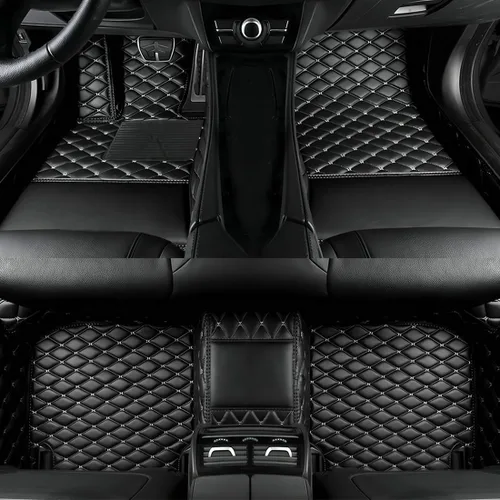 Miniatura 11 de Alfombrillas automotrices personalizadas para Mercedes Benz A B C CLA CLS CLK GLE GLS GLA GLK GL ML G S GLC SL CL SLC R SLK, etc. Tapete de cuero