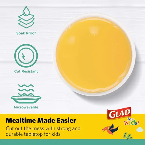 Miniatura 3 de Tazas de papel de dinosaurio para niños de Glad 20 tazas de papel blanco con diseño de dinosaurio para niños Tazas de papel desechables