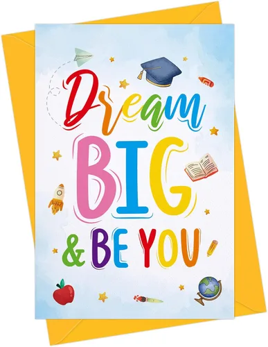 Miniatura 8 de D24TIME Tarjetas de graduación de clase de 2026 para él y ella, regalo de graduación feliz para hijo, hija, graduados de la escuela secundaria