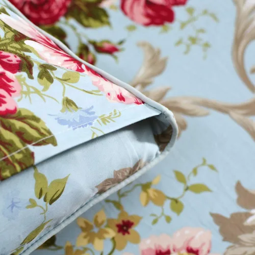 Miniatura 4 de FADFAY Fundas de almohada de 20 x 30 pulgadas, fundas de almohada de lujo con diseño floral de peonía, 100% algodón egipcio, 2 piezas