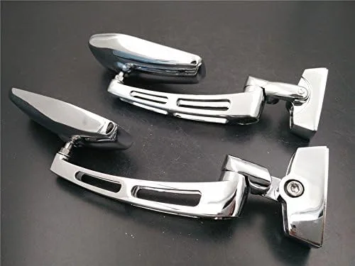 Miniatura 4 de HONGK - Espejos retrovisores cromados ajustables compatibles con Suzuk Hayabusa GSX1300R 99-12 [B01C0SQYCW]