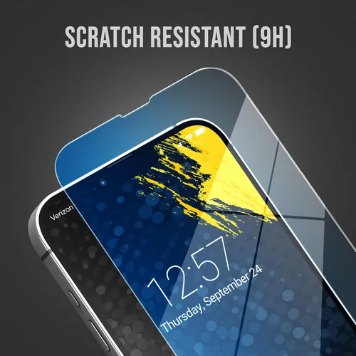 Miniatura 2 de magglass Protector de pantalla mate antirreflejos compatible con iPhone 14 de vidrio templado, protector de pantalla de cobertura completa a prueba