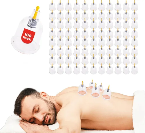 Miniatura 8 de [Paquete de 100 ventosas a granel para terapia de masaje – B1 B2 B3 B4 B5 B6 B7 U4 U5 – B1 (2.95 pulgadas) – Juego de terapia profesional al por