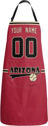 Miniatura 5 de ANTKING Custom Apron with Pocket Custom Any Name and Any Number Gifts for Dad Men Fans