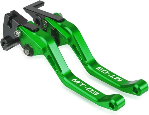 Miniatura 13 de DOUKI Para Yamaha MT03 2005-2006 MT-03 MT 03 Motocicleta Palancas de embrague de freno corto embrague embrague empuñaduras Agarres extremos manillar
