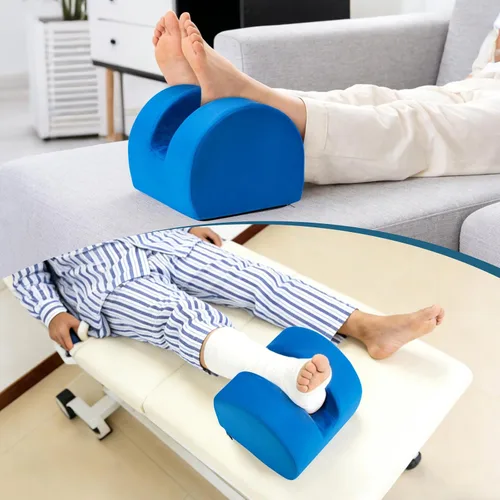 Miniatura 6 de Almohada de repuesto de rodilla, almohada ergonómica de elevación de pie para soporte de piernas, cojín de espuma de alta densidad para aliviar