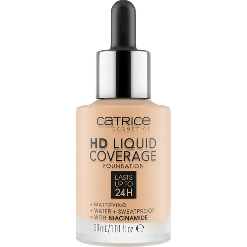 Miniatura 2 de Catrice Base de cobertura líquida HD, impecable, de alta cobertura, vegana y libre de crueldad (008 Fair Beige)