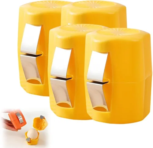 Miniatura 11 de Abridor de cáscara de huevo, cortador de cáscara de huevo, nuevo abridor de huevos de mano para huevos duros, herramienta de galleta de huevos