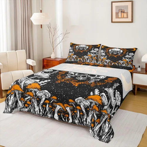 Miniatura 7 de Erosebridal Groovy Flower Sábanas de Cama Fiesta de los 70s Juegos de Sábanas Tamaño Individual Sábanas Florales Arcoíris Juegos de Sábanas y Fundas
