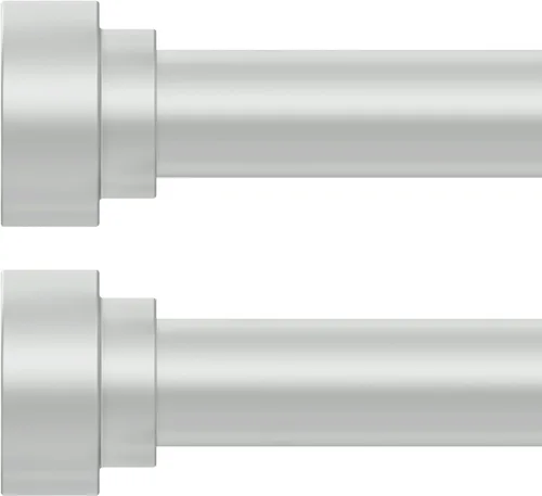 Miniatura 22 de Barras de cortina de bronce para ventanas de 30 a 42 pulgadas (2.5-3.5 pies), barras de cortina resistentes de 1 pulgada de diámetro, barra