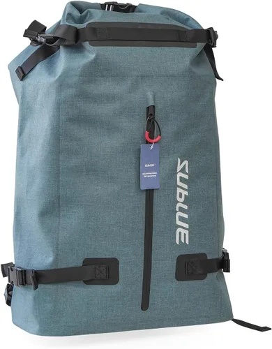 Miniatura 2 de sublue Bolsa seca impermeable de 30 litros con parte superior enrollable para viajes, canotaje, kayak, camping y playa (52 litros)