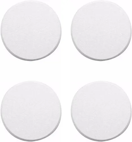 Miniatura 9 de Wideskall® Protector autoadhesivo para pomo de puerta redondo blanco (tamaño estándar de 3 pulgadas, 10.00 pulgadas, unidad)