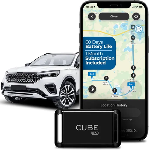 Miniatura 8 de Cube Rastreador GPS para vehículos – Dispositivo de seguimiento GPS para automóviles, camiones, mascotas – Seguimiento en tiempo real, Señales SOS