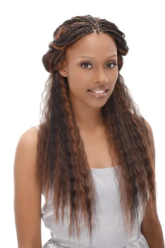 Miniatura 4 de JANET COLLECTION Encore Lavie Super French Bulk - Trenza de ganchillo - 100% cabello humano Remy - 16 pulgadas (paquete de 1, 1)