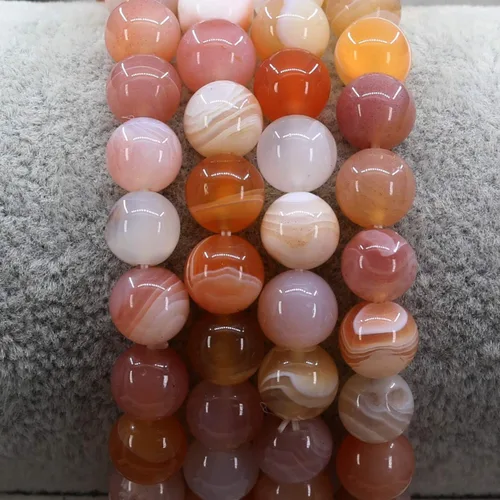 Miniatura 151 de Amandastone Pulsera elástica de cuentas redondas de 0.315 in con piedras preciosas naturales de 7 pulgadas