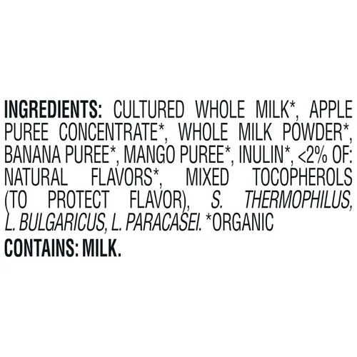 Miniatura 4 de Happy Baby Organics Yogis Snacks liofilizados de yogur y frutas, plátano y mango, bolsa de 1 onza (paquete de 8) el embalaje puede variar