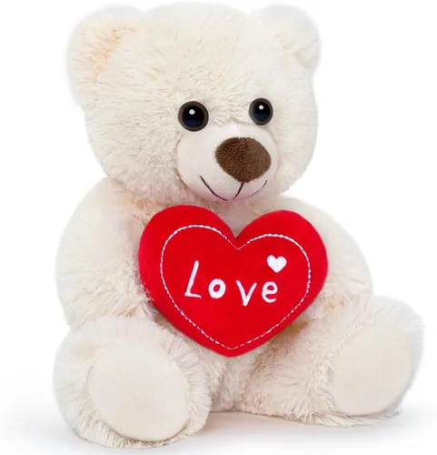 Miniatura 2 de Regalos para el día de la madre, oso pequeño y pequeño, animales de peluche lindos con texto en inglés "I Love You", juguete de peluche suave