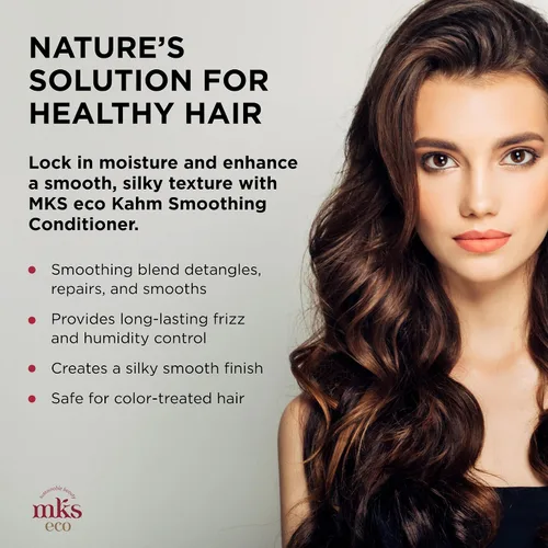 Miniatura 3 de Earthly Body MKS eco Kahm acondicionador suavizante, aroma original, desenreda, hidrata y repara el cabello, con aceite de argán marroquí, aceite