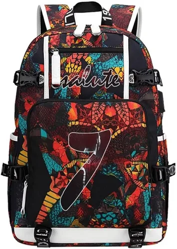Miniatura 18 de Soccer Player 7 Mochila multifunción Viaje Fútbol Fans bolsa para hombres mujeres (estilo 4)