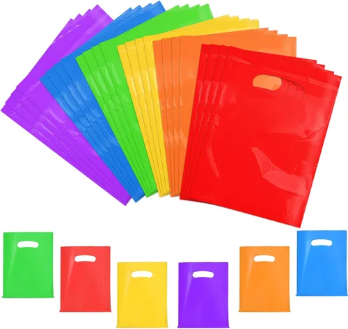 Miniatura 16 de Bolsas de Golosinas, 100 PCS 6" x 8" Bolsas de Favor para Fiestas, Bolsas de Agradecimiento, Pequeñas Bolsas de Regalo para Niños, Bolsas de Bolsas