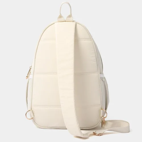 Miniatura 2 de Bolsa de pickleball para mujer, acolchada y elegante, correa de hombro ajustable, 2 compartimentos de almacenamiento para remos, bolas, zapatos