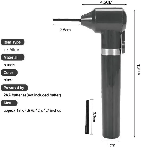 Miniatura 2 de Mezclador de tinta de tatuaje, 100 varillas de mezcla, pigmento eléctrico, maquillaje, cejas, esmalte de uñas, herramienta de suministro de máquina