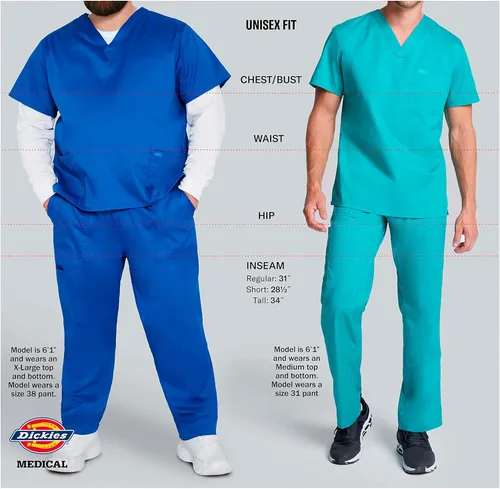Miniatura 5 de Dickies EDS Professional Men & Women Scrubs Lab Coats 40" 83403