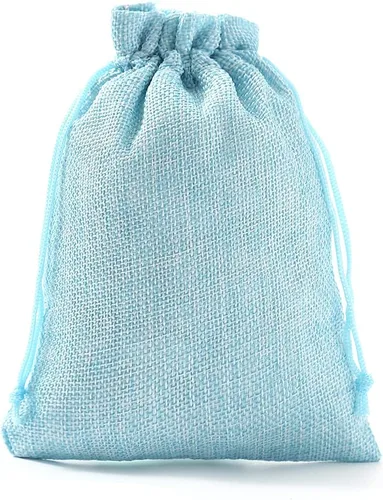 Miniatura 8 de 25 bolsas de arpillera con cordón, bolsa de regalo naranja con cordón, bolsa de joyería, bolsas de arpillera para recuerdos de fiesta de boda