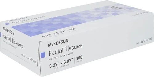 Miniatura 6 de McKesson Cajas de pañuelos faciales [100 unidades] tejido, 2 capas