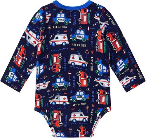 Miniatura 118 de pureborn Mameluco de algodón súper suave para bebés niños y niñas de 0 a 24 meses