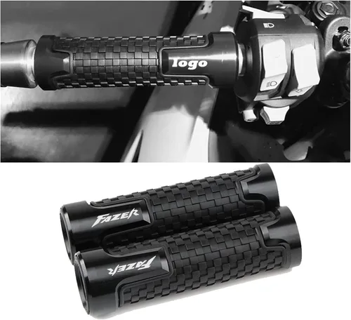 Miniatura 2 de Handlebar Grips for Yamaha FZ1 FZ1S FZ1N FAZER FZ6 S2 FZ8 FZ8N FZ8S FZ8 FAZER XJ6 22MM Motorcycle Aluminum Handlebar Grip Handle Grips Racing Grips