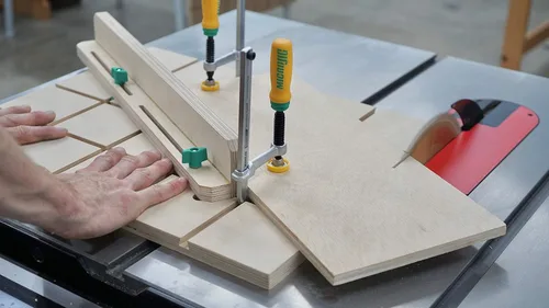 Miniatura 6 de MICROJIG Matchfit DVC-1177K2 Abrazadera de cola de milano Pro, verde/amarillo/plateado