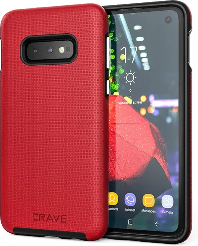 Miniatura 8 de Crave Dual Guard para Samsung Galaxy S10e Funda, Funda de Doble Capa con Protección a Prueba de Golpes para Samsung Galaxy S10e - Berry