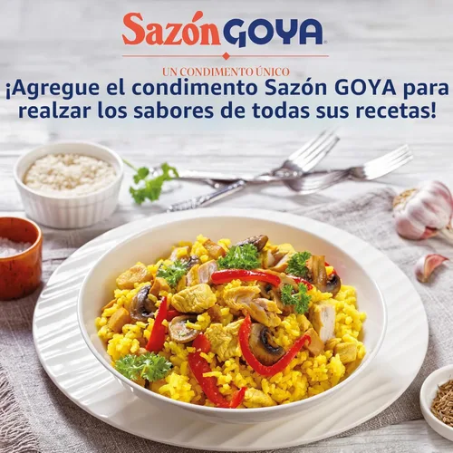 Miniatura 7 de Condimento Goya Sazón con Azafrán, 3.52 onzas (paquete de 3)