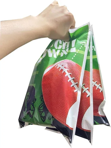 Miniatura 5 de 50 bolsas de dulces de fútbol, bolsas de regalos de fútbol para fiestas de fútbol, bolsas de regalo temáticas de fútbol para cumpleaños, fiestas