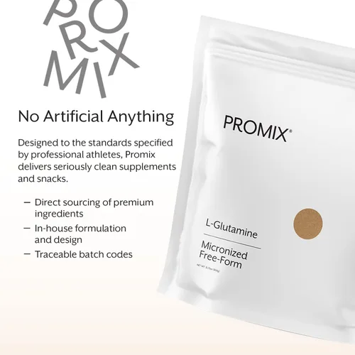 Miniatura 6 de ProMix Nutrition L-Glutamina - Forma libre micronizada pura - Sin sabor, 180 porciones