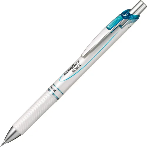 Miniatura 3 de Pentel Lápiz mecánico, Energize, 0.020 in, blanco perla y negro (PL75-AW)