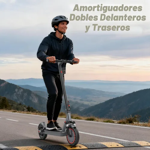 Miniatura 7 de WERHY 10 Inches Electric Scooter, 22 MPH Top Speed & 500W Powerful Motor, 22-28Miles Long Range, Folding E Scooter with Dual Braking for Adults