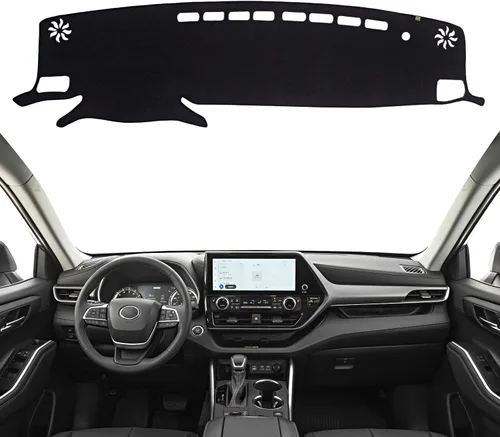 Miniatura 20 de Cubierta de Tablero Alfombrilla de Salpicadero Compatible con to-yota 4Runner 2009-2003 (para Conducción a la Izquierda), Alfombrilla de Tablero
