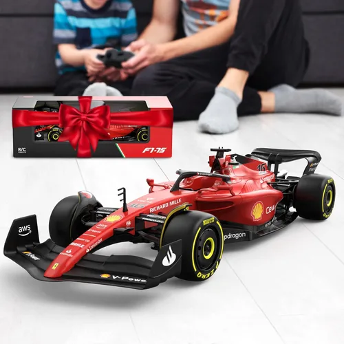 Miniatura 6 de Voltz Toys Auto de Control Remoto Ferrari F1 75 con Licencia Auténtica 1:12 - Serie de Autos RC Colección F1 para Niños y Adultos - Auto RC de 1:12