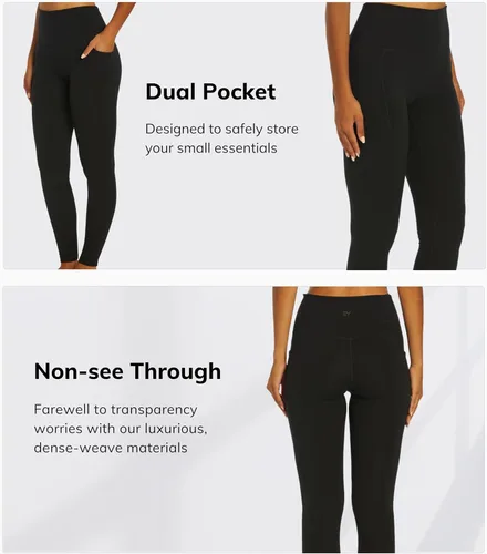 Miniatura 3 de Everyday Yoga Butterlux Women Legging with Dual Side Pockets - Comfy Soft Fabric, High Waisted Legging, Squat Proof, Stretchy