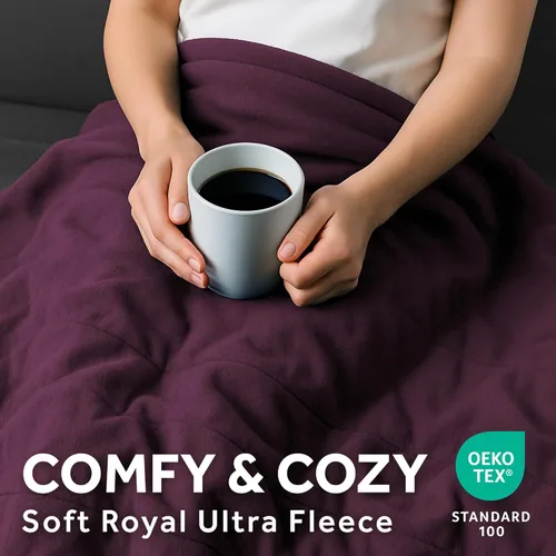 Miniatura 4 de Sunbeam Royal Ultra Fleece - Manta eléctrica térmica, tamaño completo, 84" x 72", 12 configuraciones de calor, apagado automático seleccionable