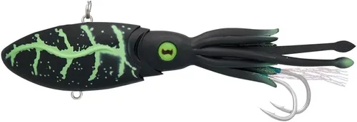 Miniatura 23 de Nomad Design Señuelo de pesca vibratorio patentado original de Squidtrex – Señuelo de plástico suave TPE con aroma añadido para agua salada con Cali