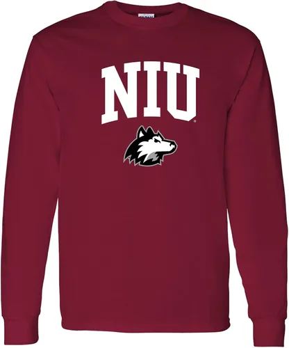 Miniatura 161 de NCAA oficial de College – University Team Color Arco Logo Manga Larga