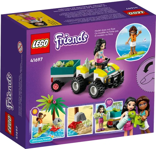 Miniatura 6 de LEGO Friends Turtle Protection Vehicle 41697 - Juego de juguetes de construcción para niños, niñas y niños a partir de 6 años (90 piezas)