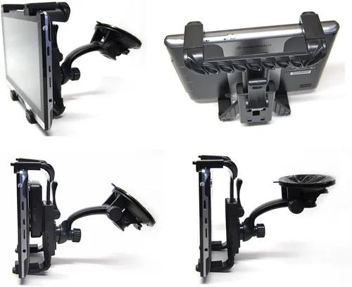 Miniatura 9 de Soporte ajustable para parabrisas con ventosa fuerte para automóviles y camiones, compatible con tableta de pantalla de 8 pulgadas y navegador